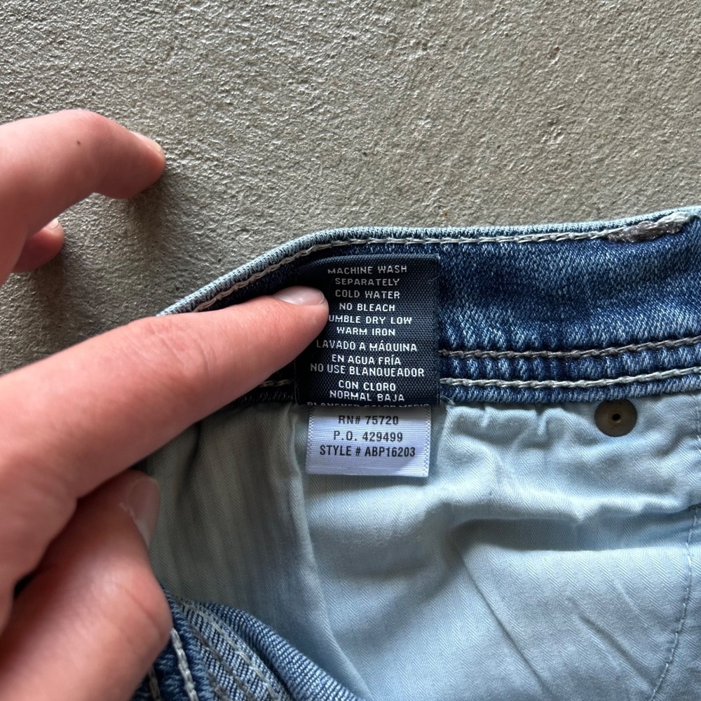 BKE Jake Straight Jeans Men 32x32 Blue Medium Wash Denim Stretch Contrast Stitch - Picture 8 of 10